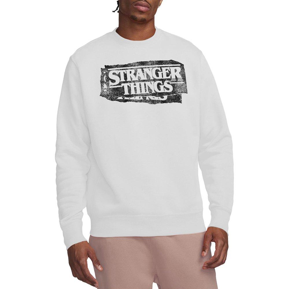 White - Stranger Things - Stranger Things Punk Logo Sweatshirt White - 1
