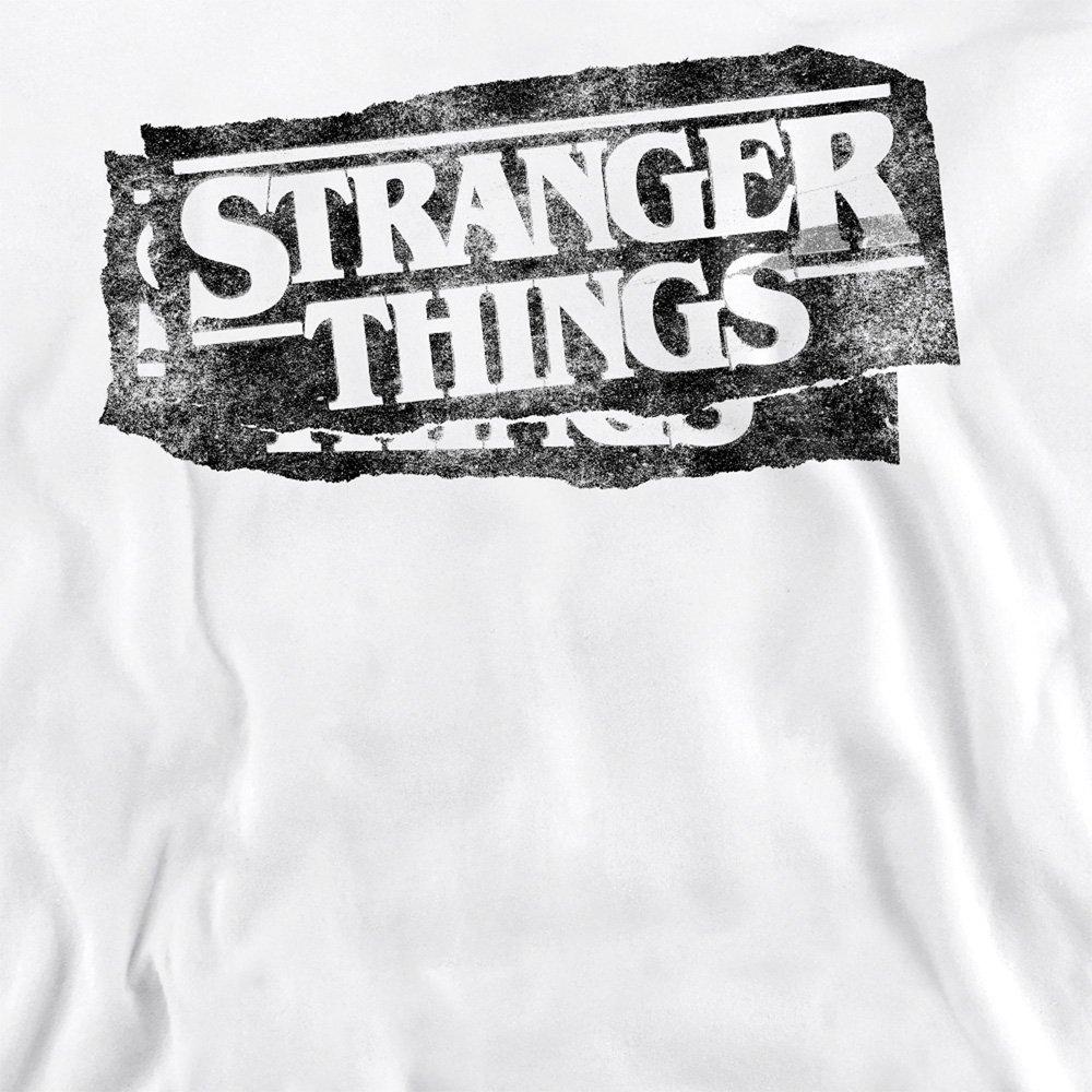 White - Stranger Things - Stranger Things Punk Logo Sweatshirt White - 2