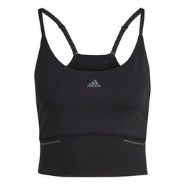 adidas Hiit 45 Seconds Crop Tank Top Womens Gym Vest