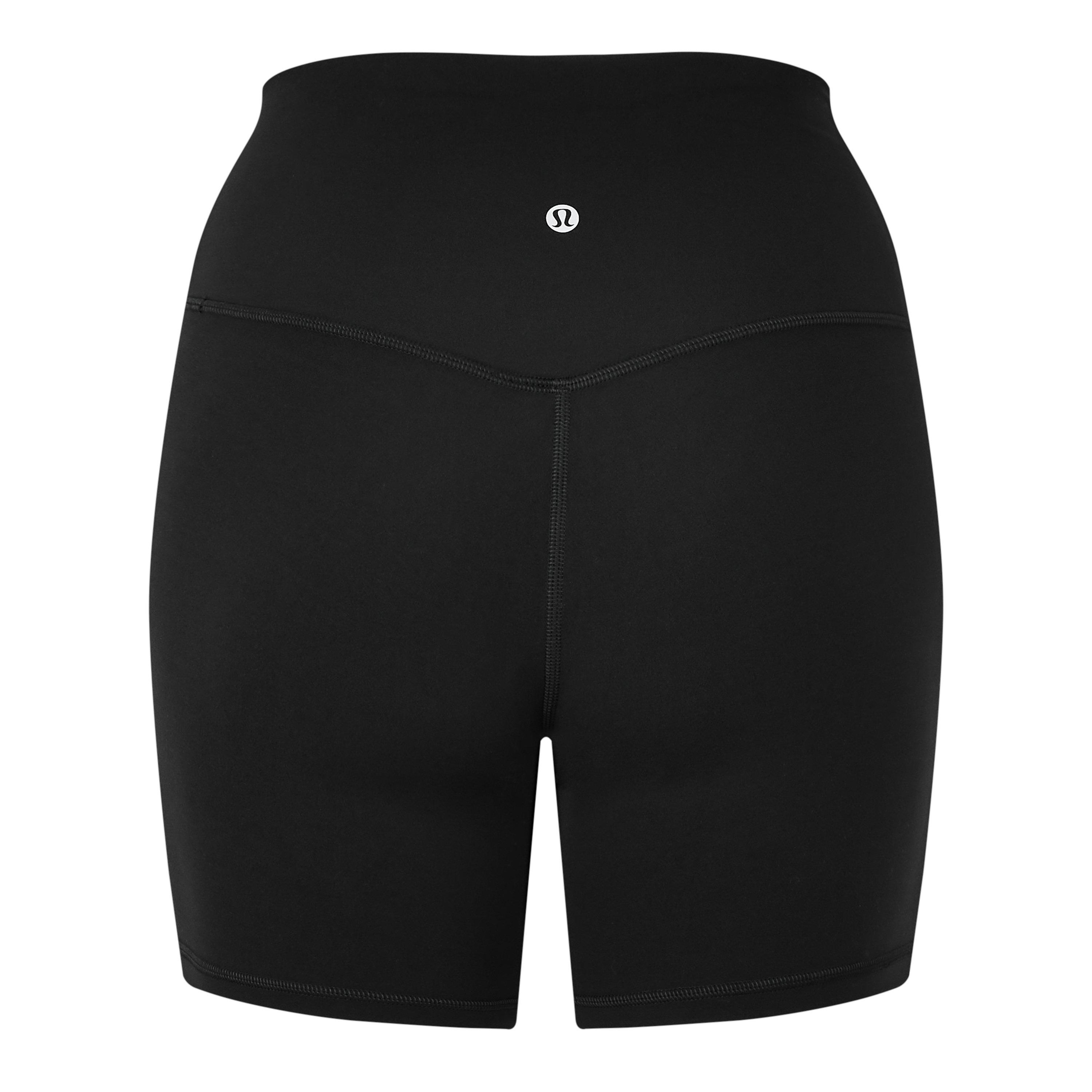 Black - Lululemon - Women'S Align Nylon High-Rise Shorts, 6-Inch - 8
