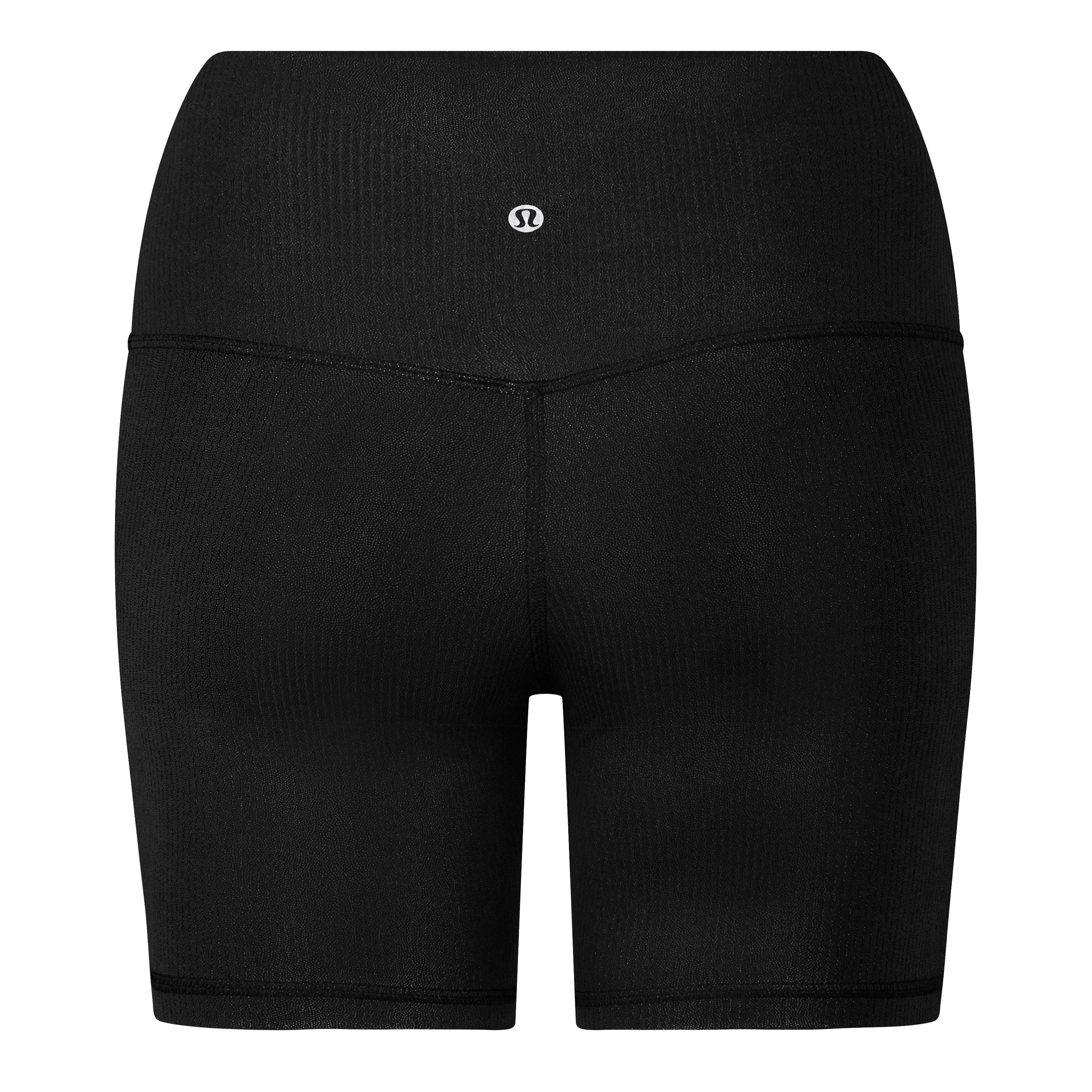 Blk Foil - Lululemon - Women'S Align Nylon High-Rise Shorts, 6-Inch - 6