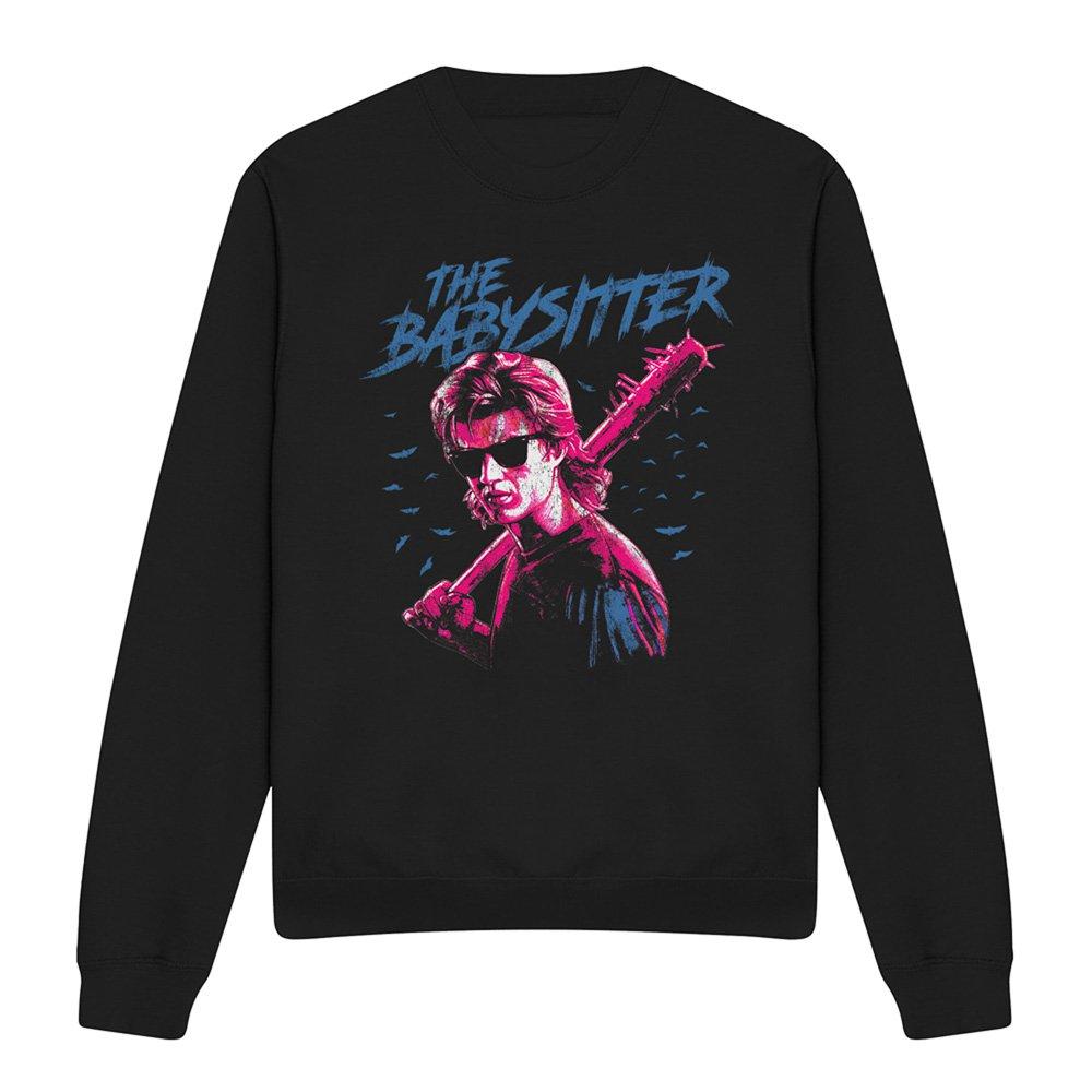 Black - Stranger Things - Stranger Things The Babysitter Sweatshirt Black - 4