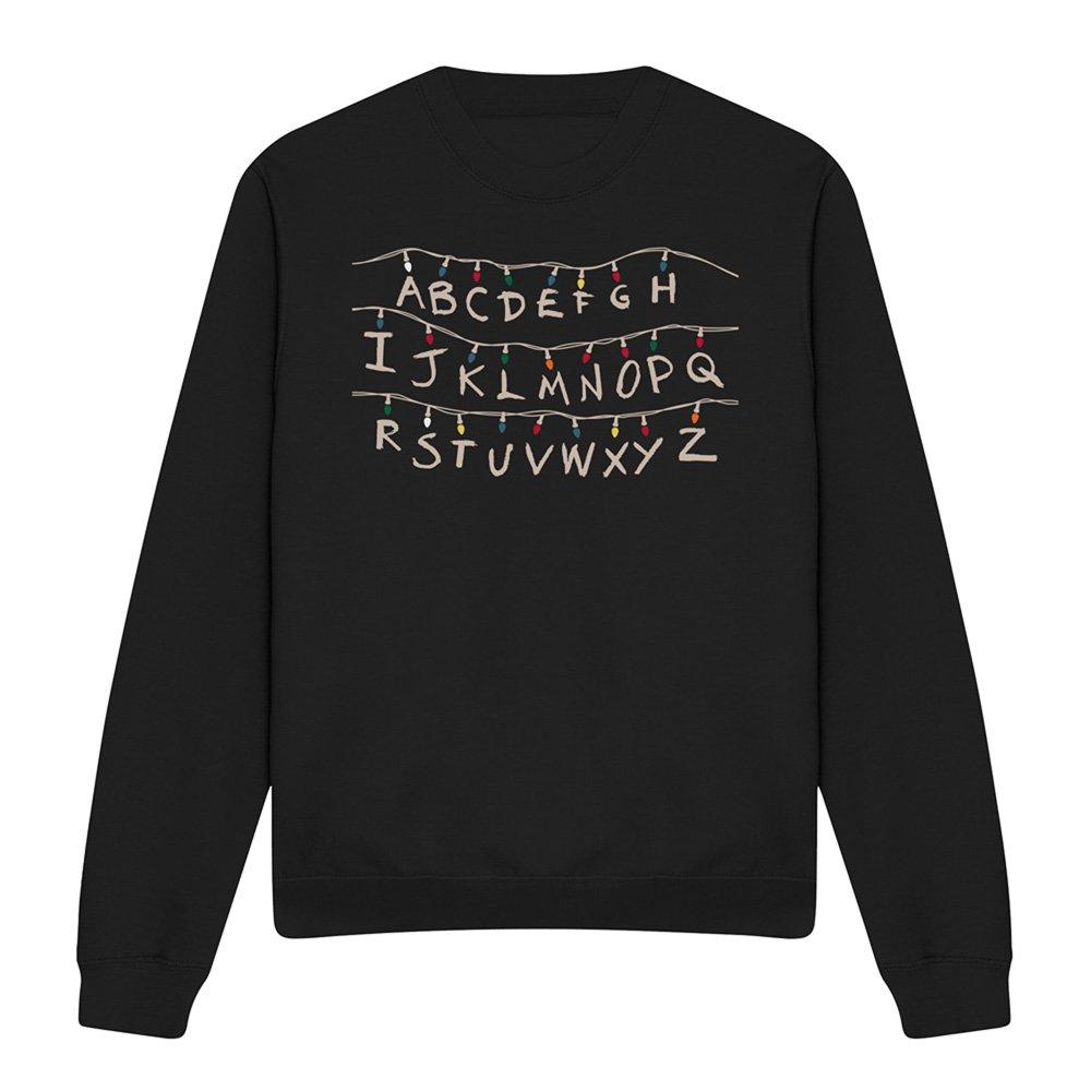 Black - Stranger Things - Stranger Things Lights Sweatshirt Black - 4
