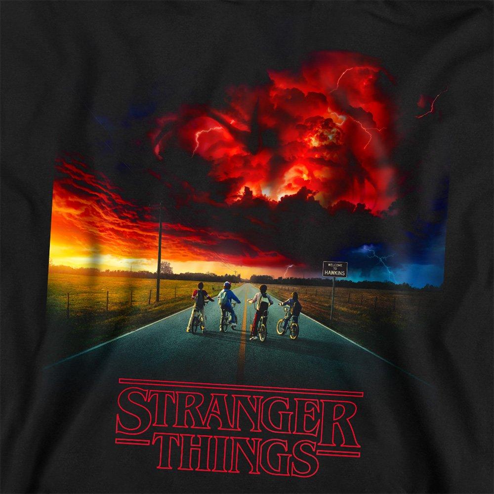 Black - Stranger Things - Stranger Things Mindflayer Poster Sweatshirt Blac - 2