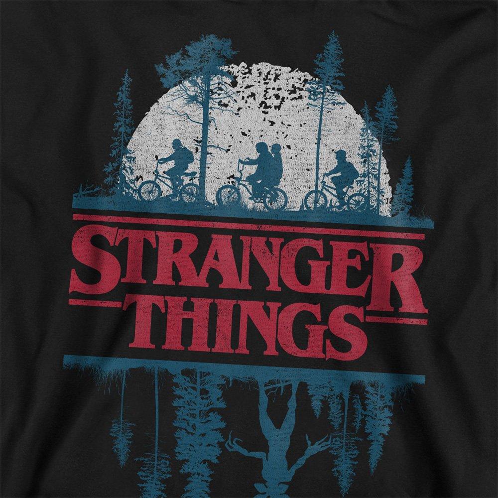 Black - Stranger Things - Stranger Things Silhouette Sweatshirt Black - 2