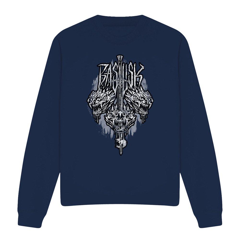 Navy - The Witcher - The Witcher - Basilisk Sweatshirt Navy - 4