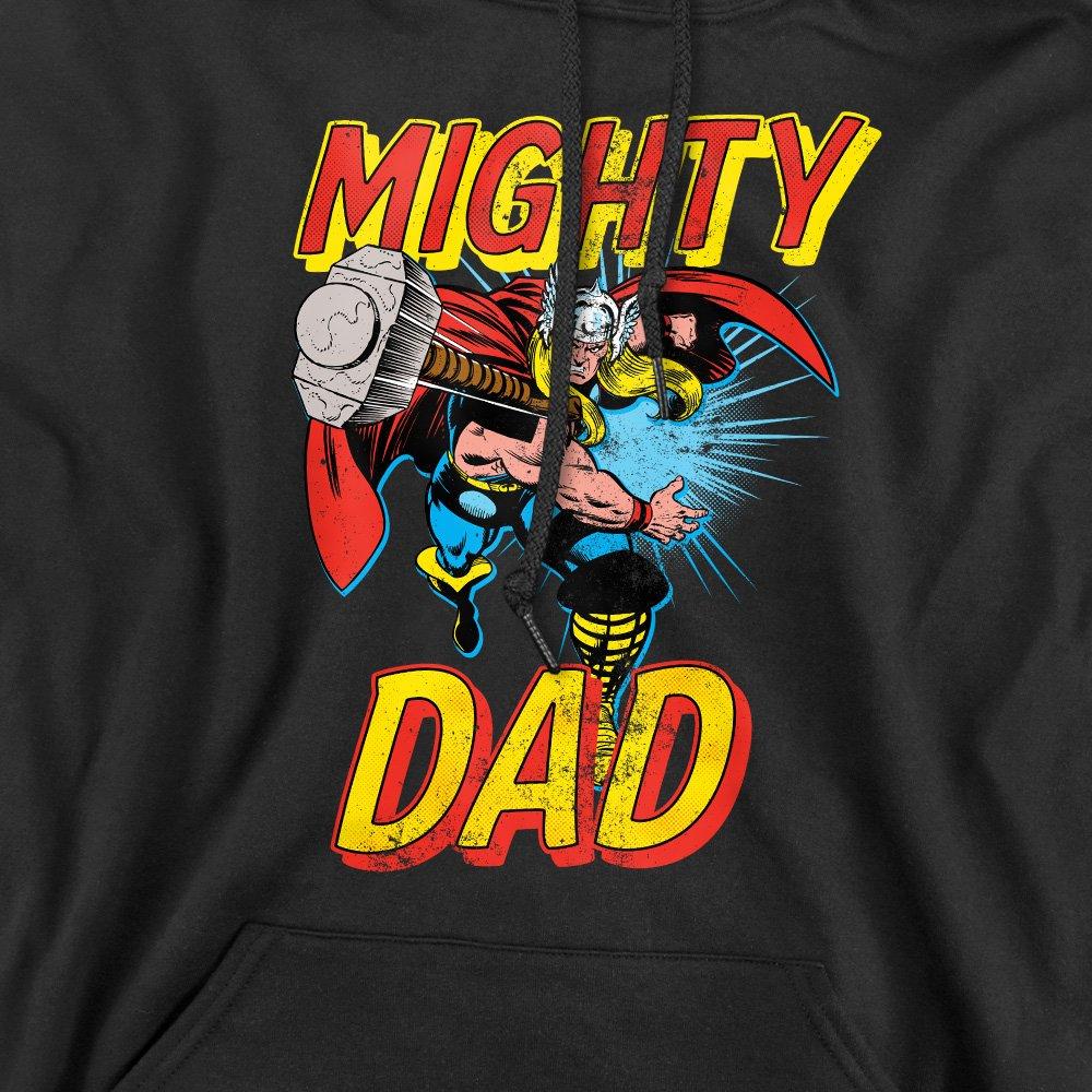 Black - Thor - Thor Mighty Dad Hoodie Black - 2