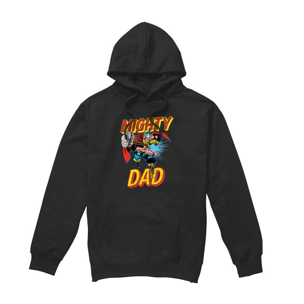 Black - Thor - Thor Mighty Dad Hoodie Black - 4