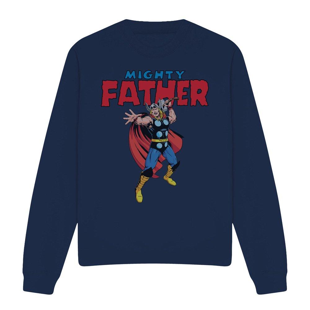 Navy - Thor - Thor Fathers Day Mighty Father Sweatshirt - 4