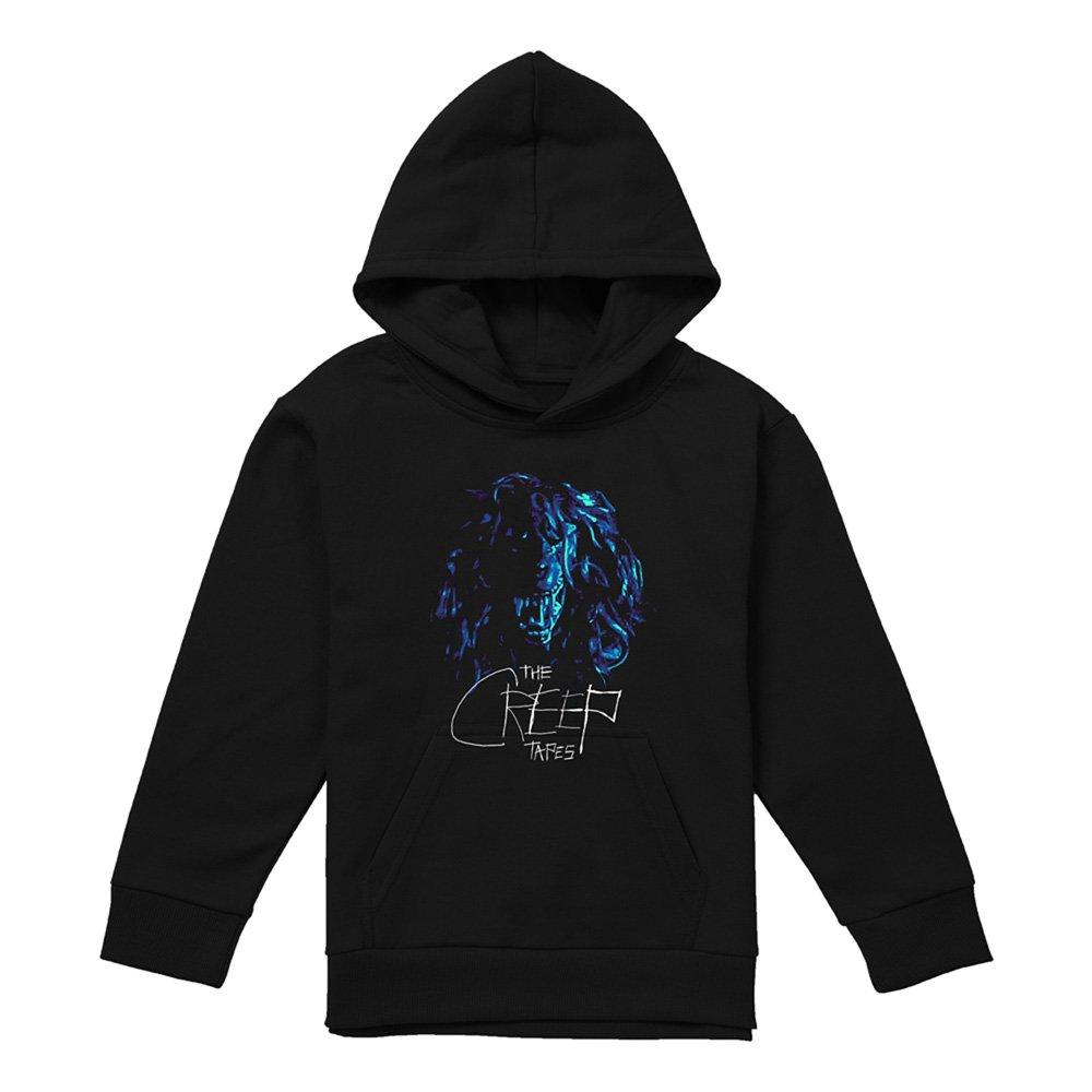 Black - Other - The Creep Tapes Wolf Mask Youth Pull-Over Hoodie - 1