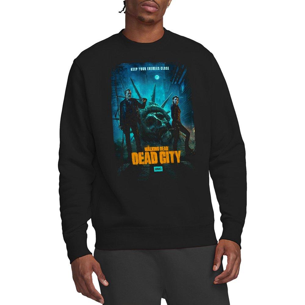 Black - Other - The Walking Dead Dead City Poster Art Sweatshirt - 1