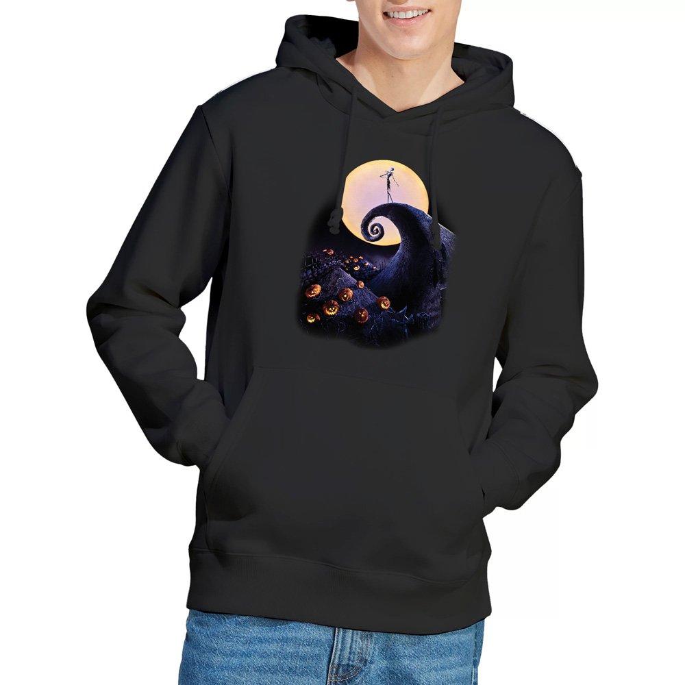 Black - The Nightmare before Christmas - The Nightmare Before Christmas Poster Hoodie Black - 1