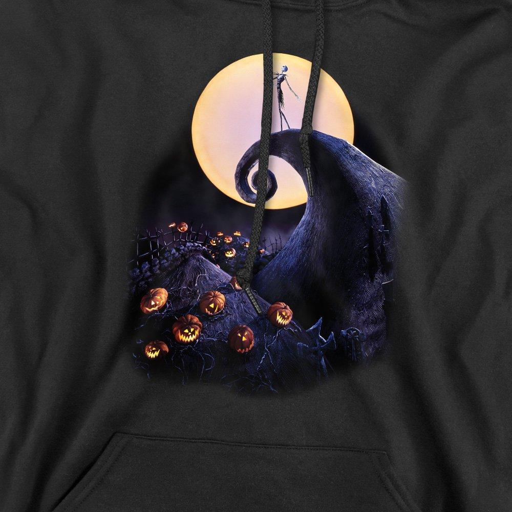 Black - The Nightmare before Christmas - The Nightmare Before Christmas Poster Hoodie Black - 2