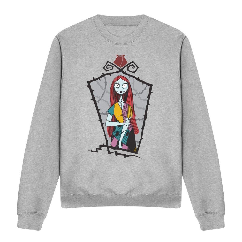 Light Grey - The Nightmare before Christmas - The Nightmare Before Christmas Sally Frame Sweatsh - 4