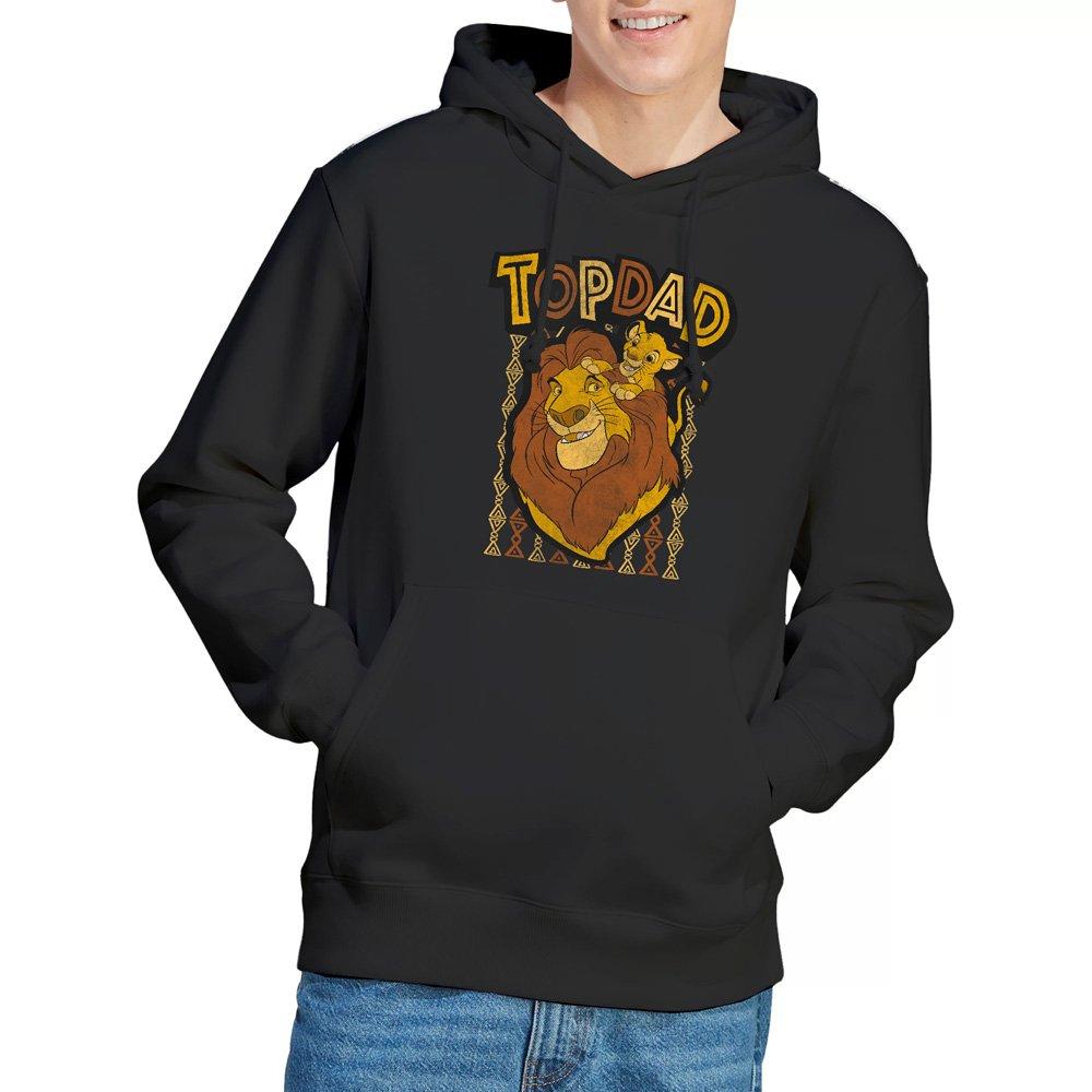 Black - Disney - The Lion King Fathers Day Mufasa Top Dad Mens Hoo - 1