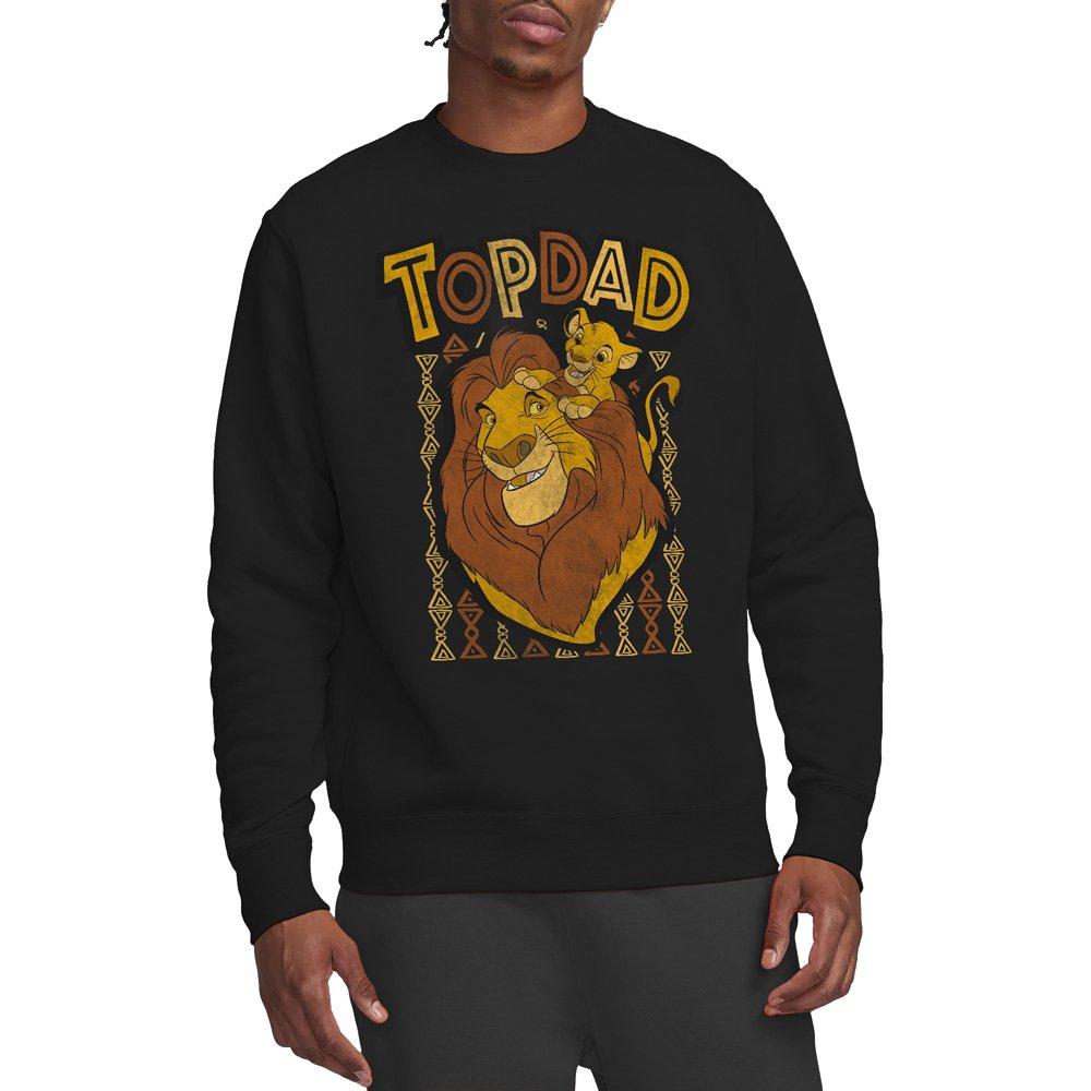 Black - Disney - The Lion King Fathers Day Mufasa Top Dad Sweatshi - 1