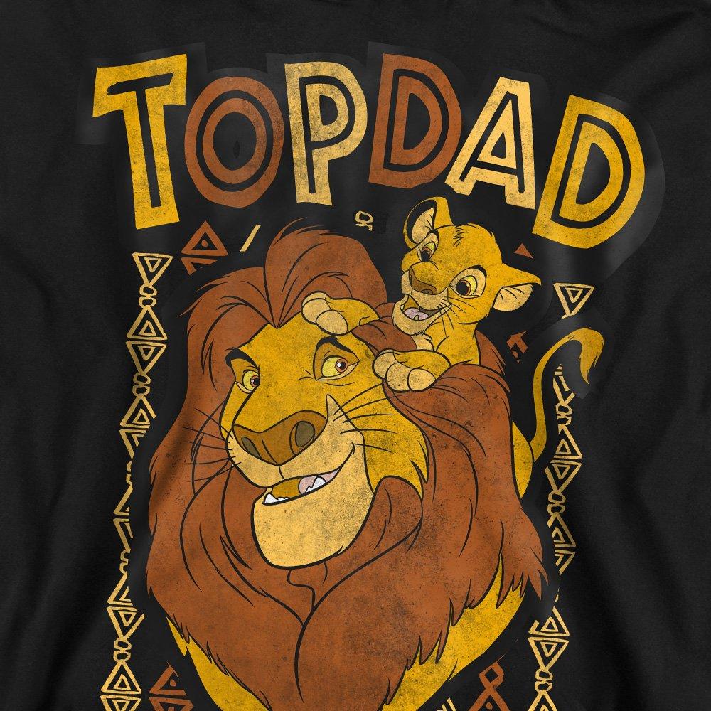 Black - Disney - The Lion King Fathers Day Mufasa Top Dad Sweatshi - 2