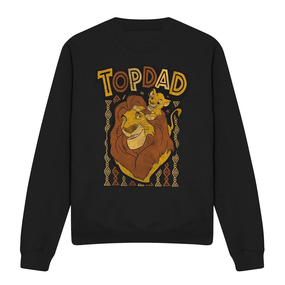 Black - Disney - The Lion King Fathers Day Mufasa Top Dad Sweatshi - 4