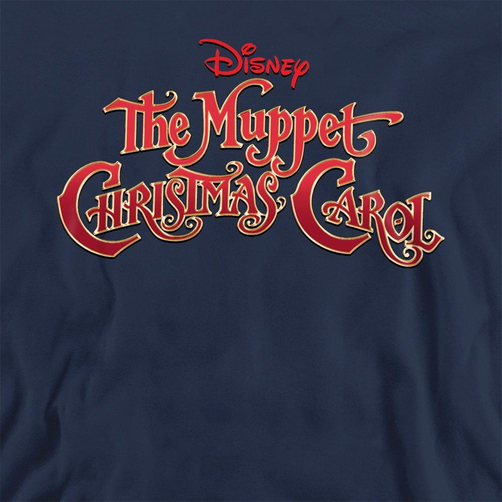 Navy - The Muppets - The Muppet Christmas Carol Title Block Sweatshirt - 2