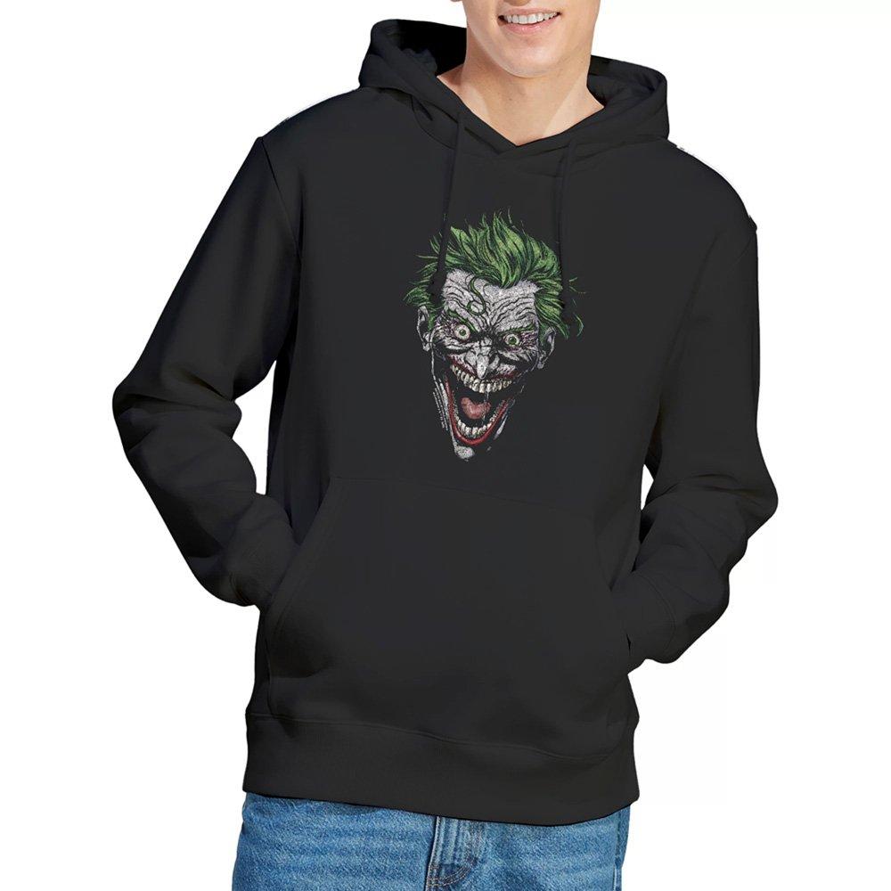Dc Comics Men's Joker Hoodie Black - XXL