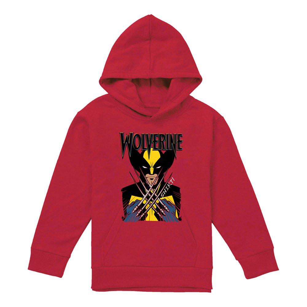 Red - Marvel - Marvel X-Men Wolverine Action Youth Kids Pull-Over - 1