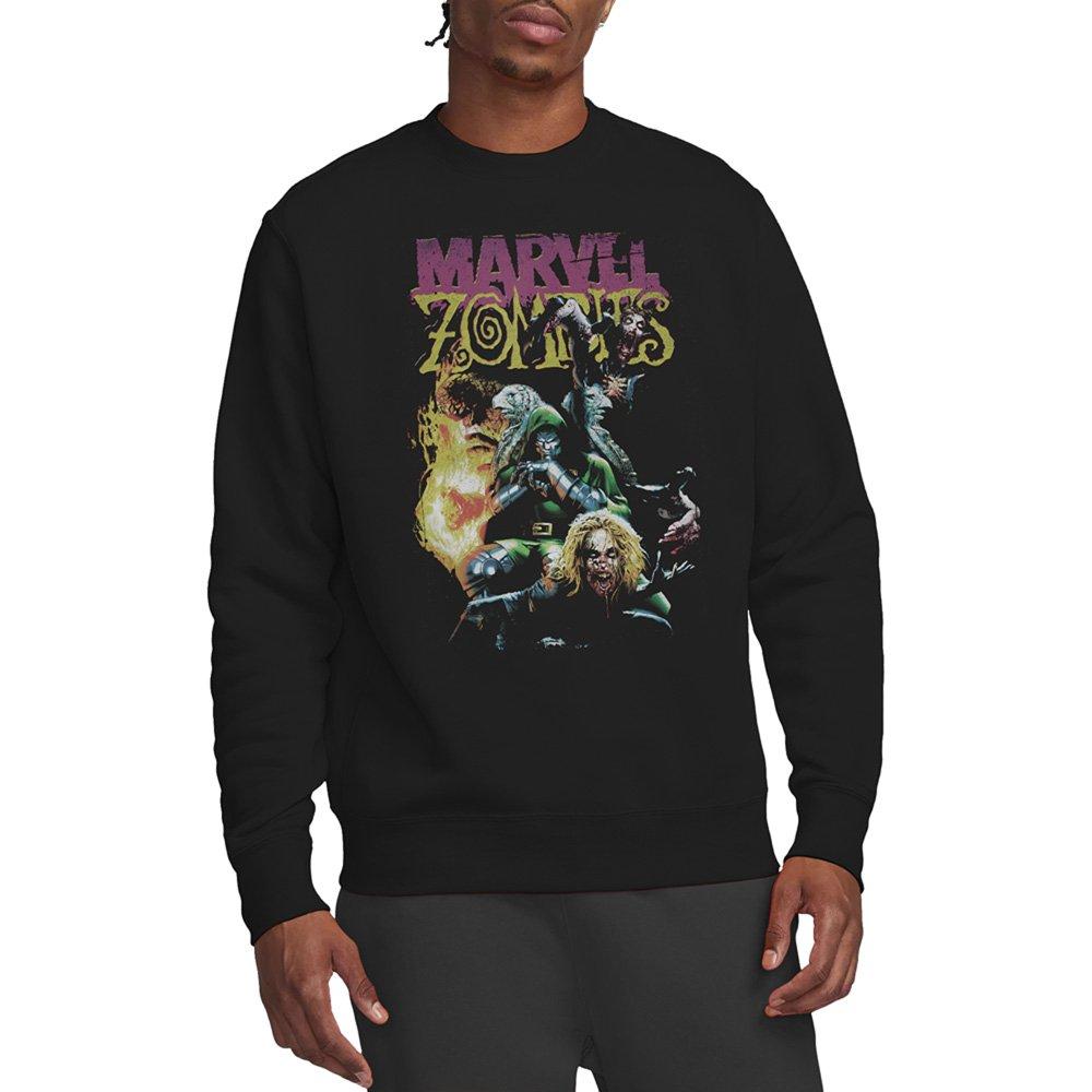 Black - Marvel - Zombies Doom And The Fantastic Four Cover Sweatshi - 1