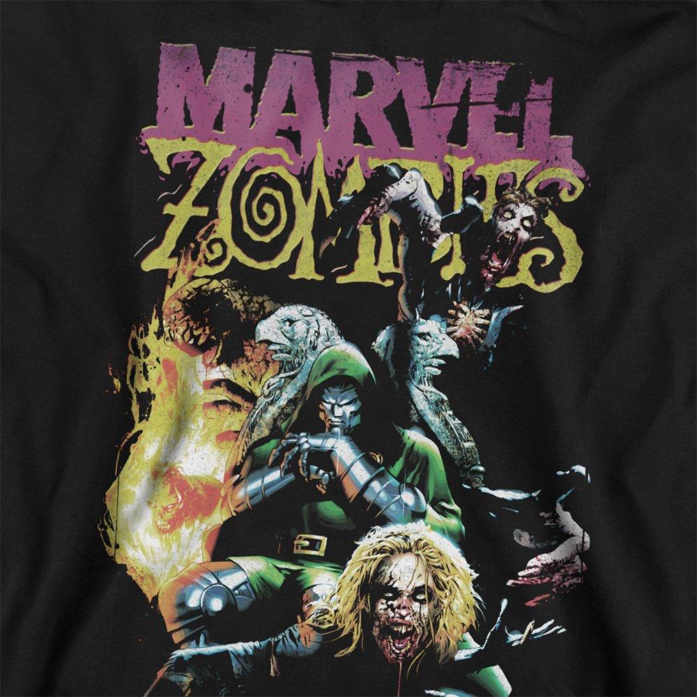 Black - Marvel - Zombies Doom And The Fantastic Four Cover Sweatshi - 2