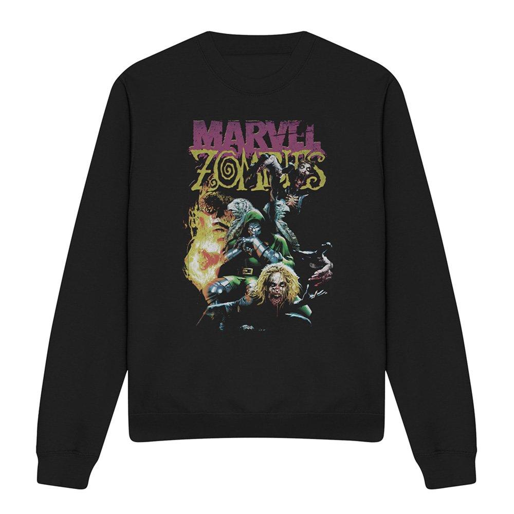 Black - Marvel - Zombies Doom And The Fantastic Four Cover Sweatshi - 4