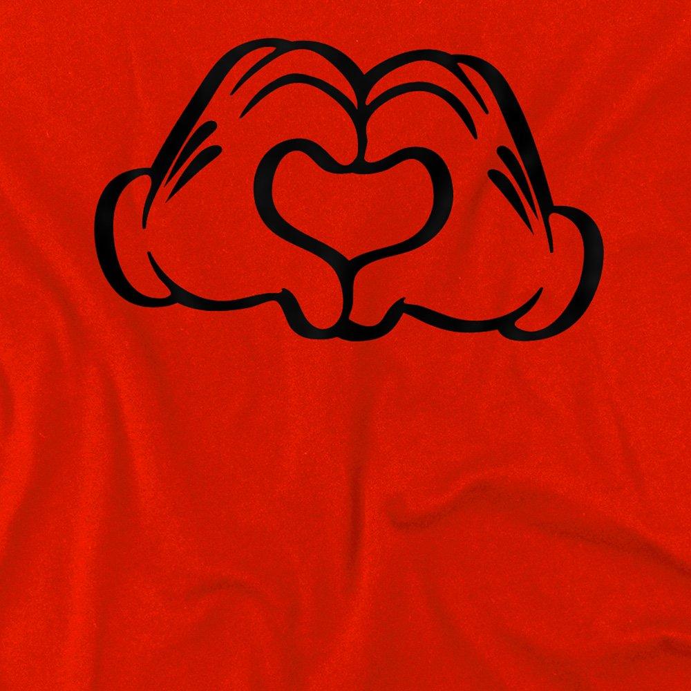 Red - Disney - Love Hands Youth Kids Pull-Over Hoodie Red - 2