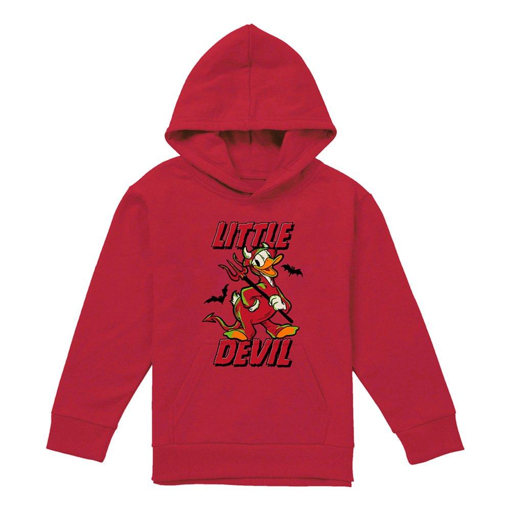 Red - Disney - Donald Duck Little Devil Youth Kids Pull-Over Hood - 1