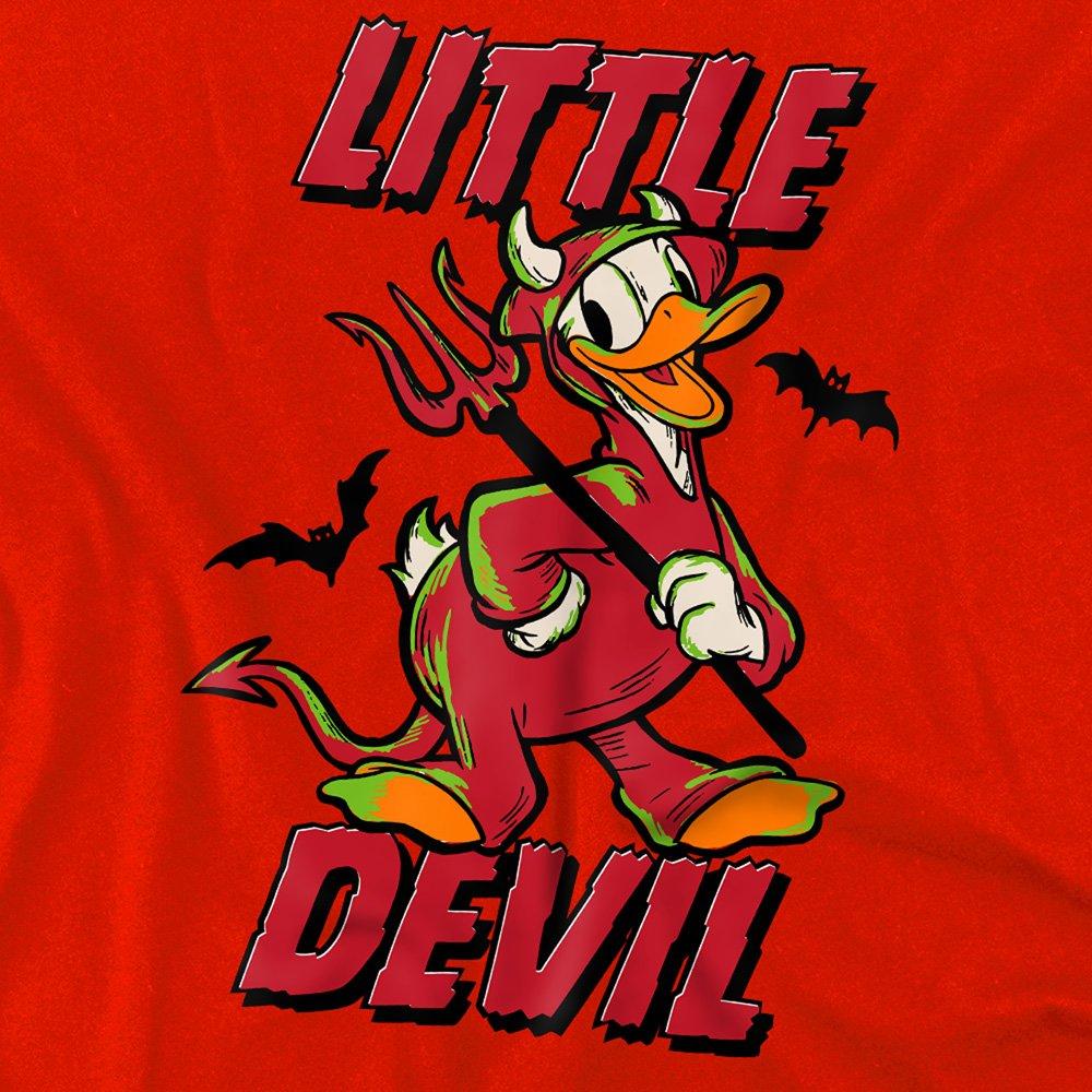 Red - Disney - Donald Duck Little Devil Youth Kids Pull-Over Hood - 2