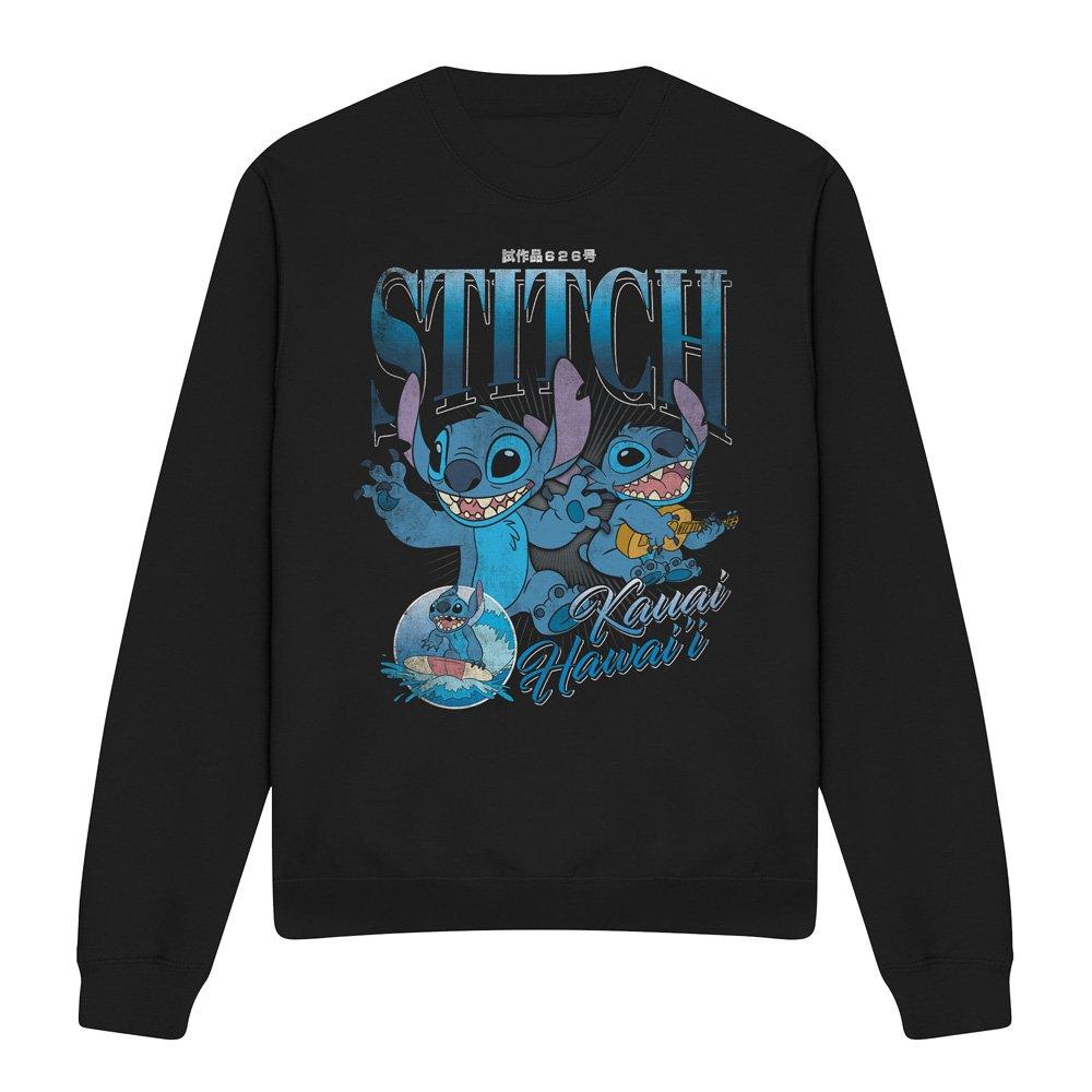 Black - Disney - Lilo And Stitch Homage Sweatshirt Black - 4