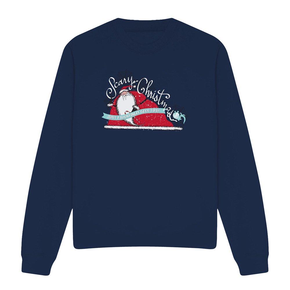 Navy - Disney - Nightmare Before Christmas Scary Christmas Sweatsh - 4