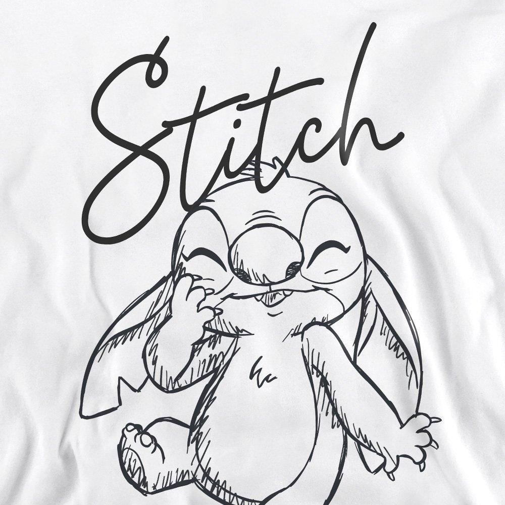 White - Disney - Lilo And Stitch Sketchy Surprise Adults Crew Sweat - 2