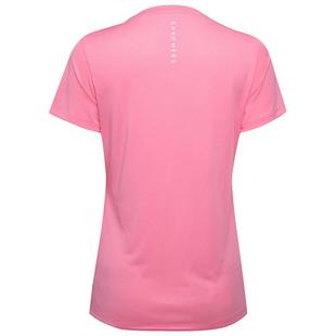 Pink - Skechers - Small Logo Womens Performance T Shirt - 3