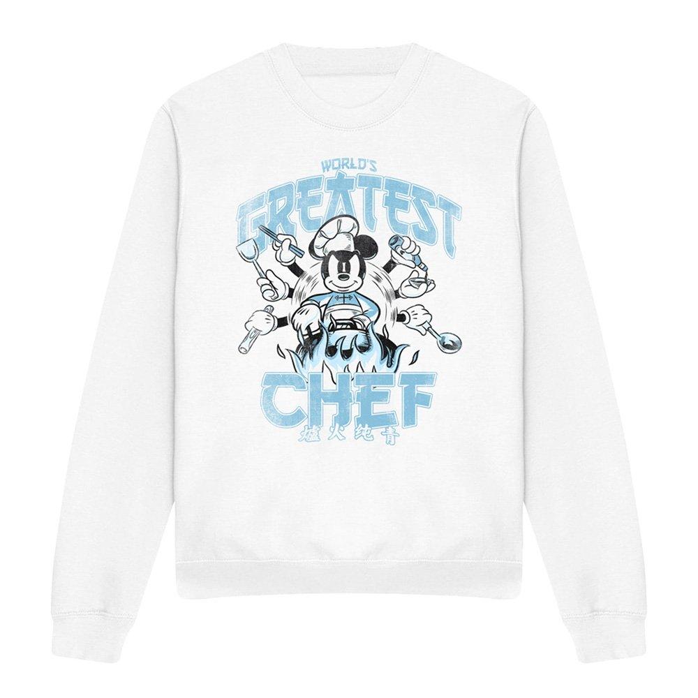 White - Disney - Mickey & Friends WorldS Greatest Chef Dad Sweatsh - 4
