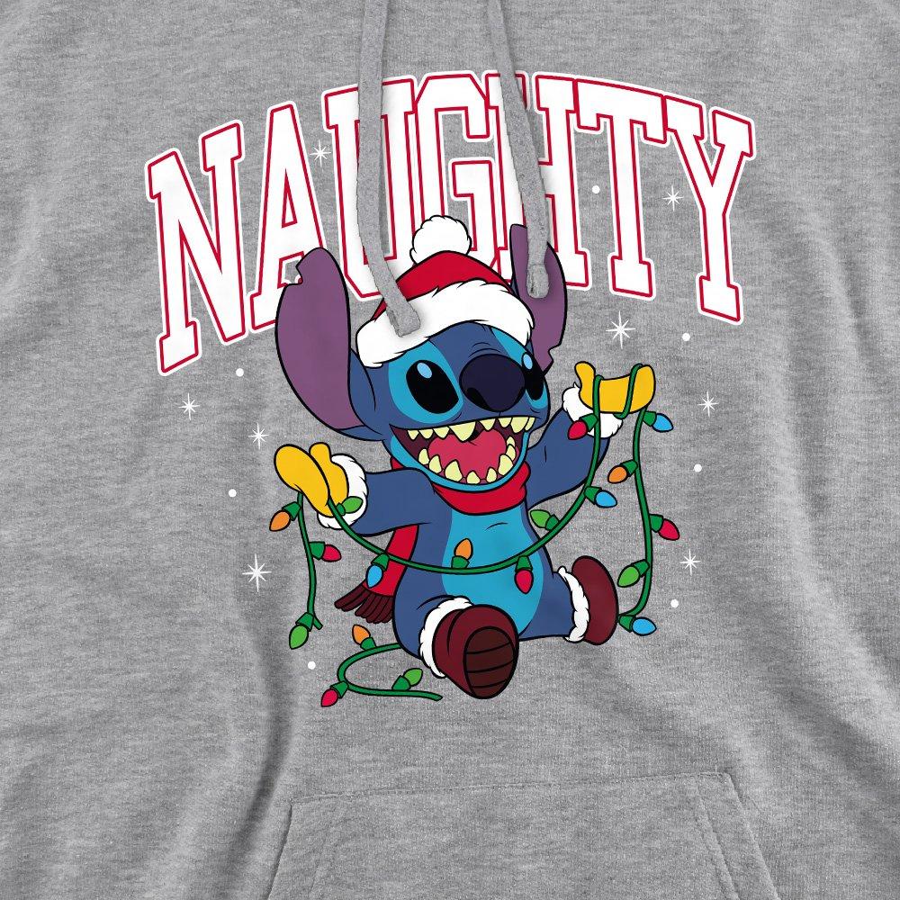 Light Grey - Disney - Lilo & Stitch Naughty Stitch Christmas Lights Hood - 2