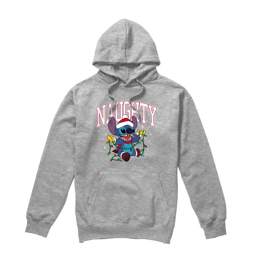 Light Grey - Disney - Lilo & Stitch Naughty Stitch Christmas Lights Hood - 4