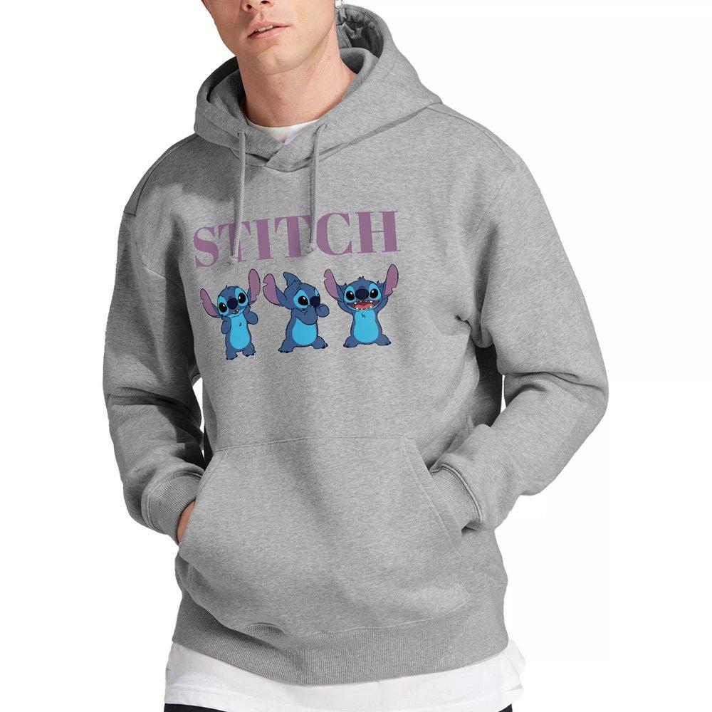 Light Grey - Disney - Lilo & Stitch Poses Hoodie Light Grey - 1