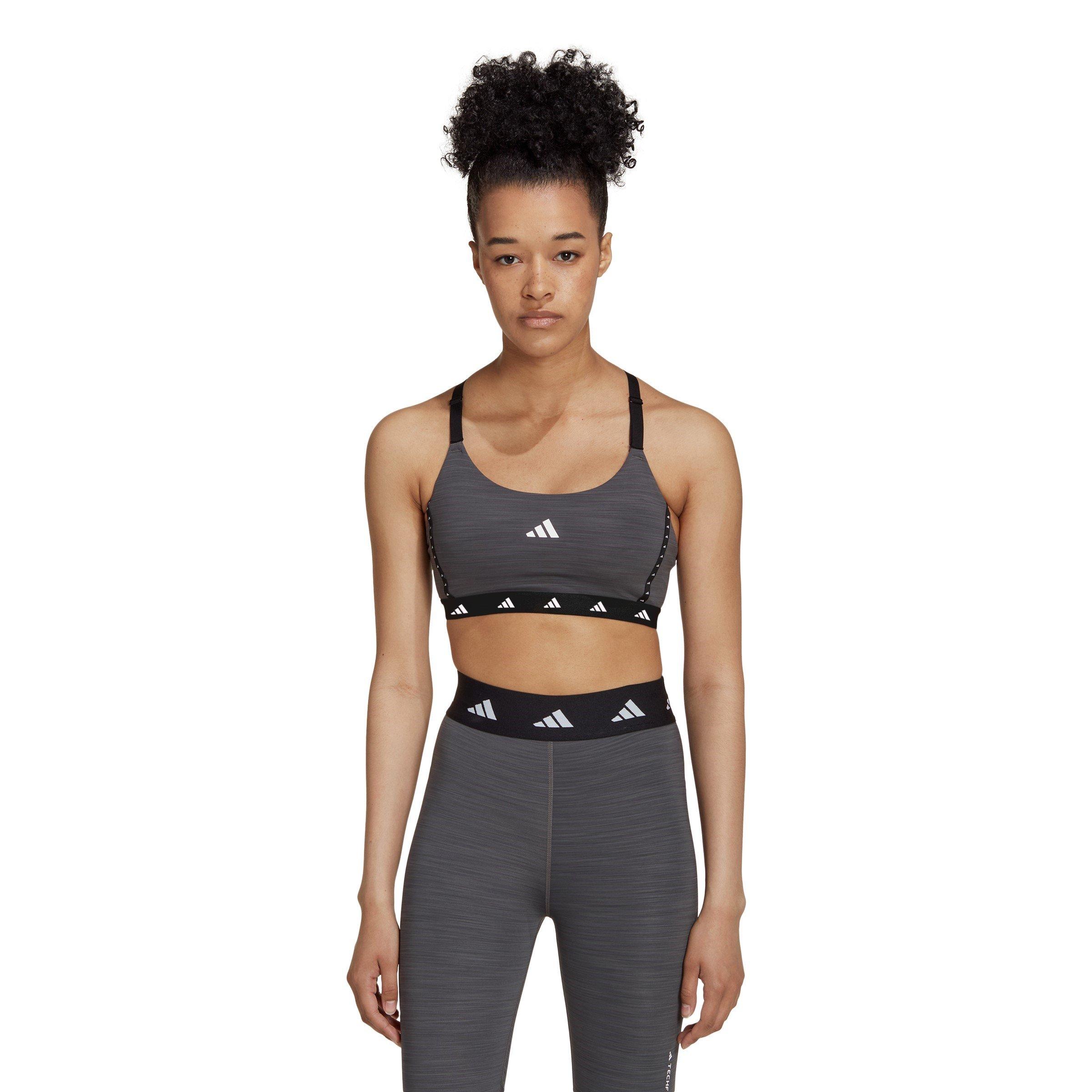 Dgreyh/Negro - adidas - Aeroimpact Training Light-Support Techfit Bra Ld99 - 3