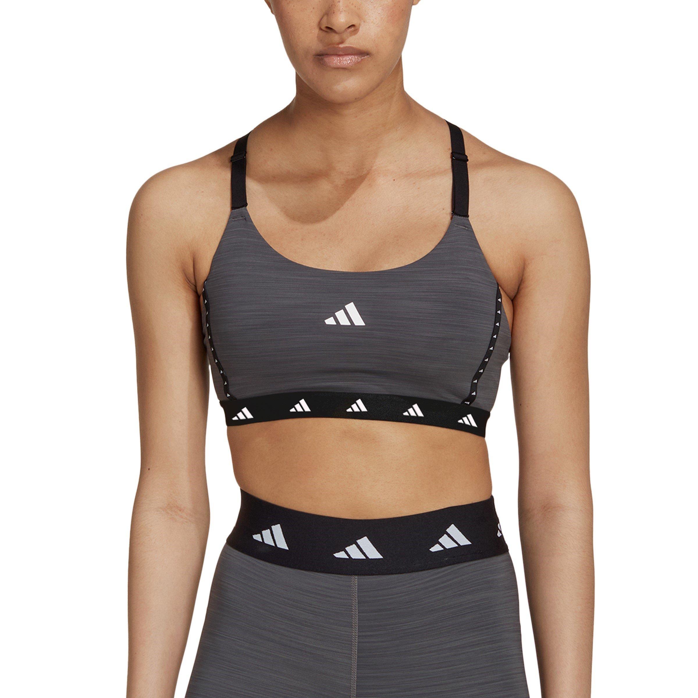 Dgreyh/Negro - adidas - Aeroimpact Training Light-Support Techfit Bra Ld99 - 4