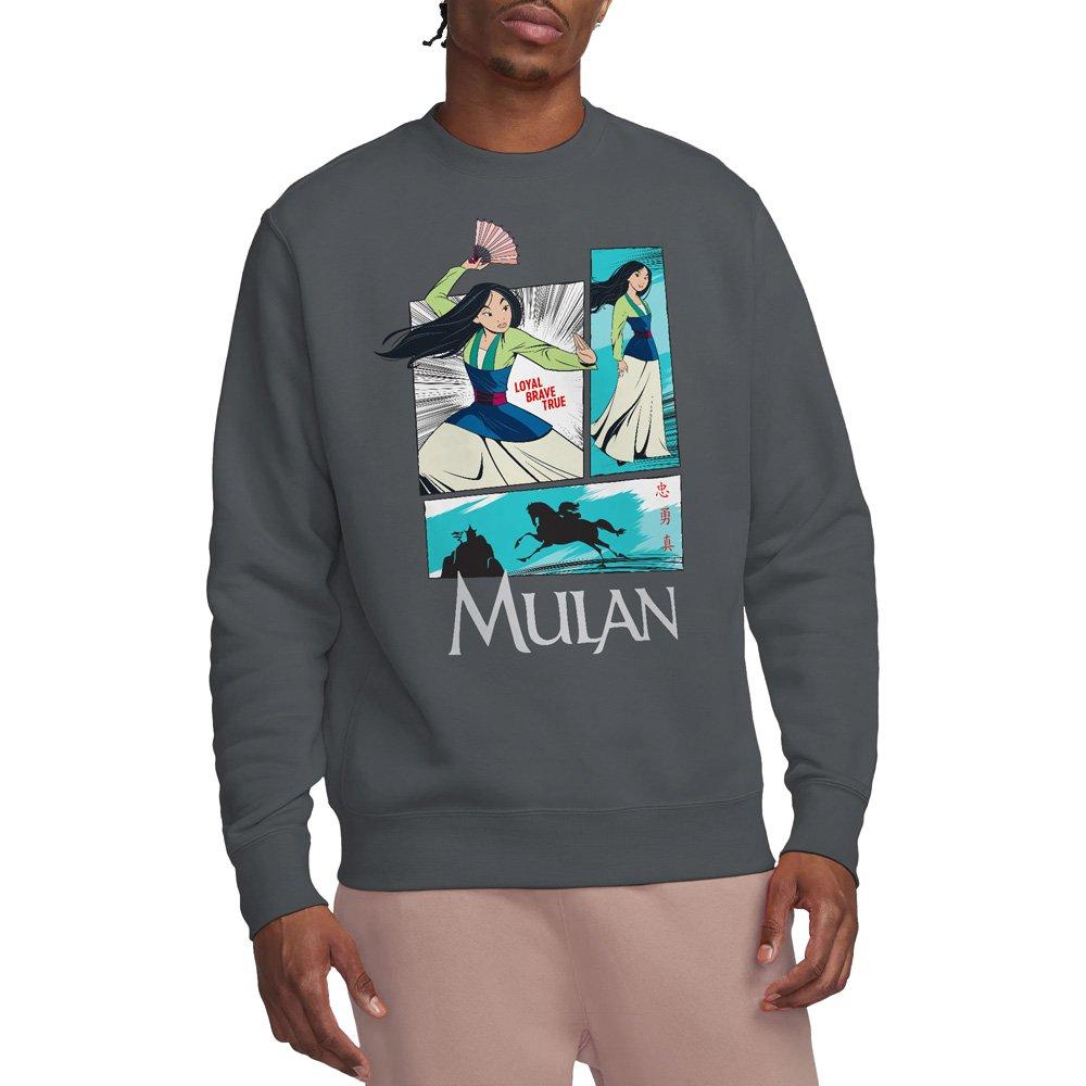 Charcoal - Disney - Mulan Action Panels Sweatshirt Charcoal - 1