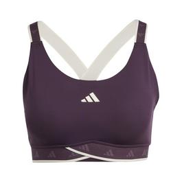 adidas Powerimpact Training Medium Support Techfit Sports Bra Womens