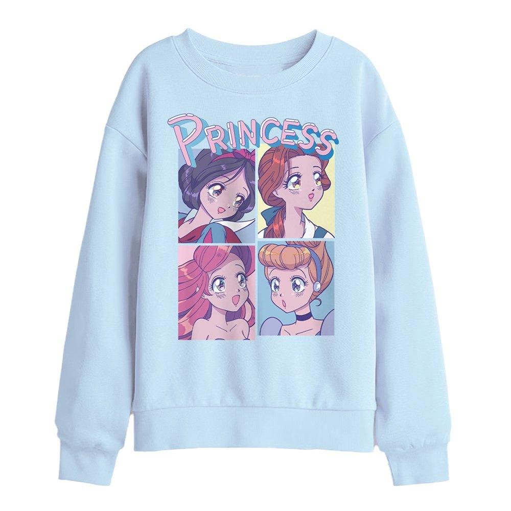 Light Blue - Disney - Anime Four Box Kids Sweatshirt Light Blue - 1