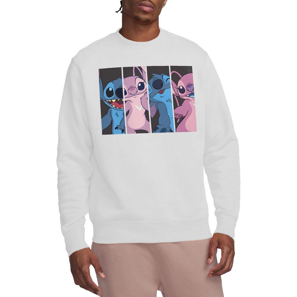 White - Disney - Lilo & Stitch Angel Stitch Boxes Sweatshirt White - 1
