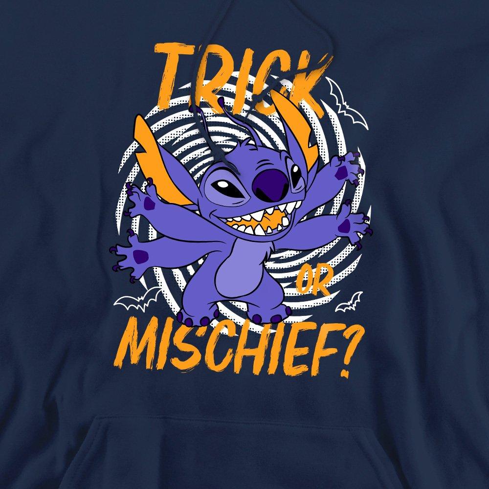 Navy - Disney - Lilo & Stitch Trick or Mischief Mens Hoodie Navy - 2
