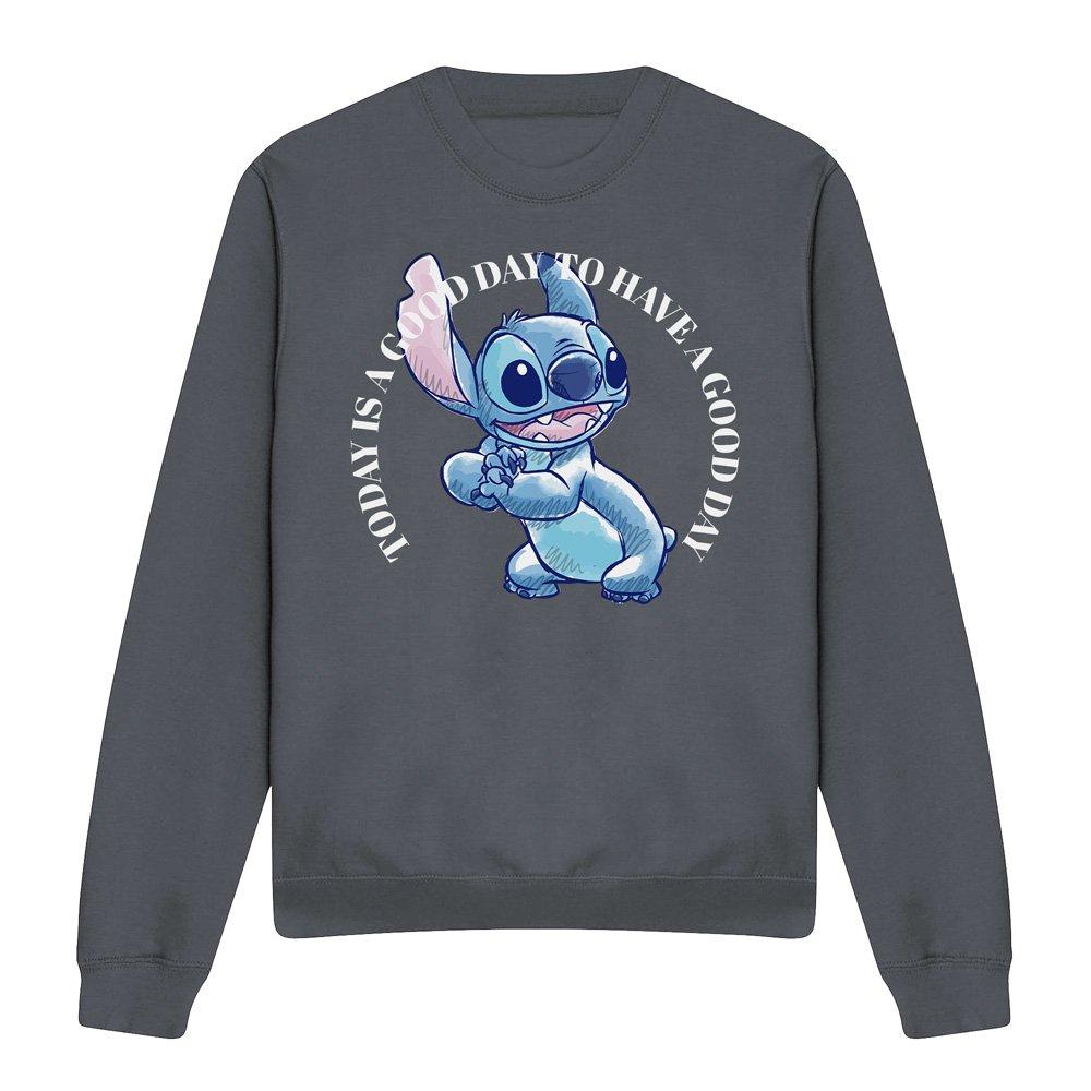 Charcoal - Disney - Lilo & Stitch Good Day Sweatshirt Charcoal - 4