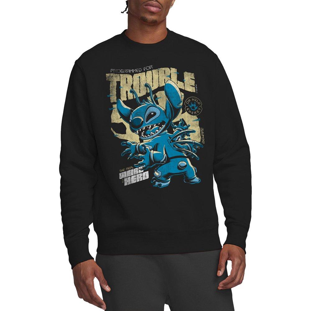 Black - Disney - Lilo And Stitch Trouble Comic Sweatshirt Black - 1