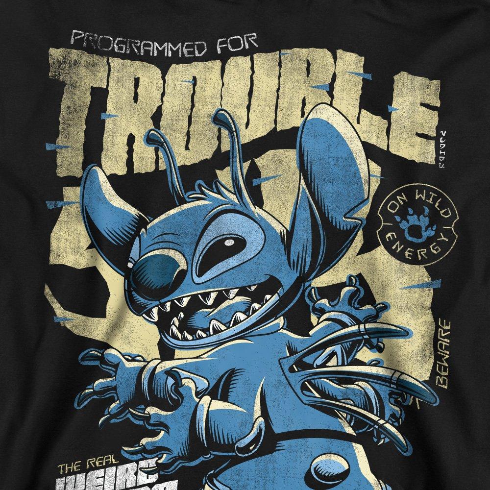 Black - Disney - Lilo And Stitch Trouble Comic Sweatshirt Black - 2