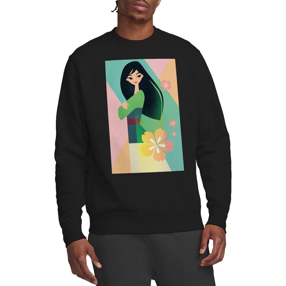 Black - Disney - Mulan Simplistic Illustration Sweatshirt Black - 1